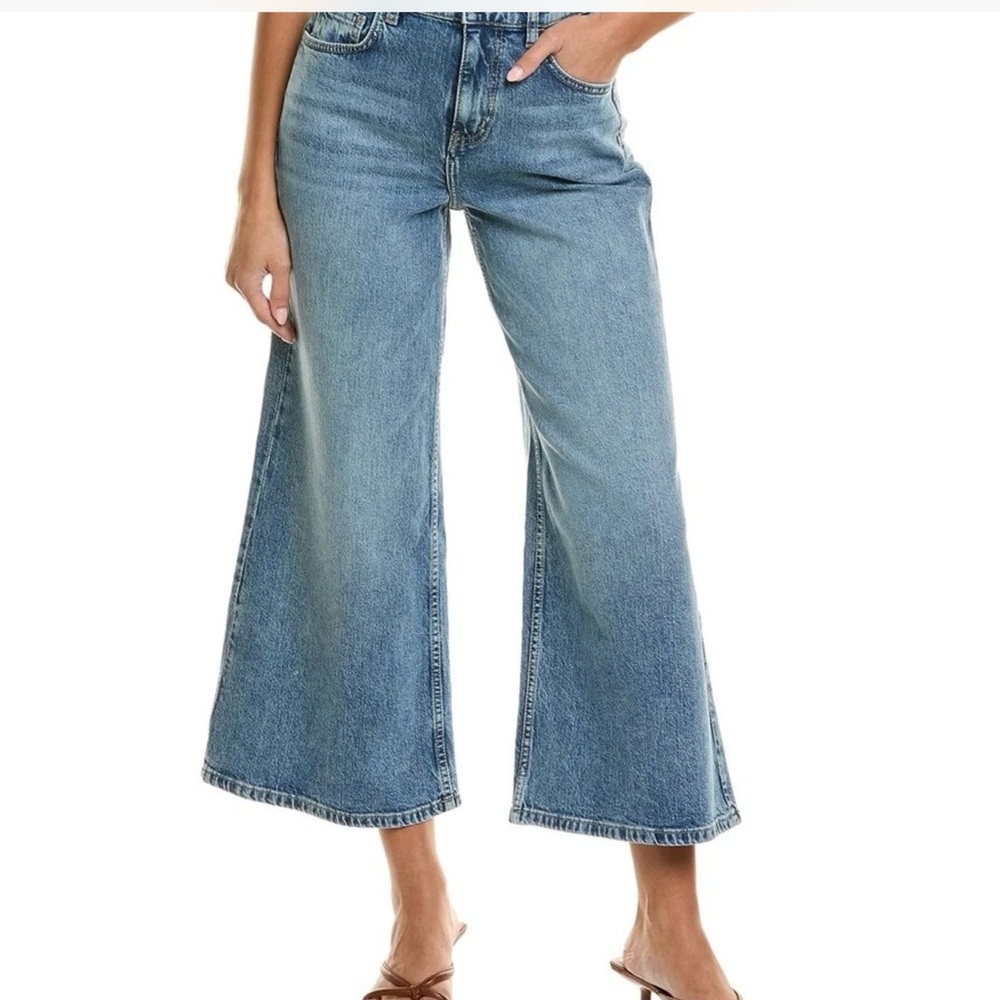 Johnny Was Light Blue Flare Jeans